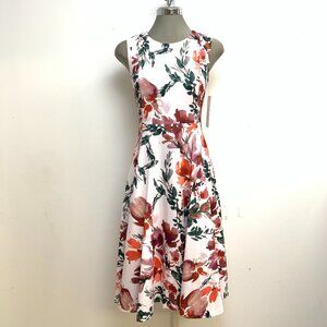 Floral Sleeveless Dress - Multicolor